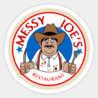 Messy Joes Restaurant Sticker